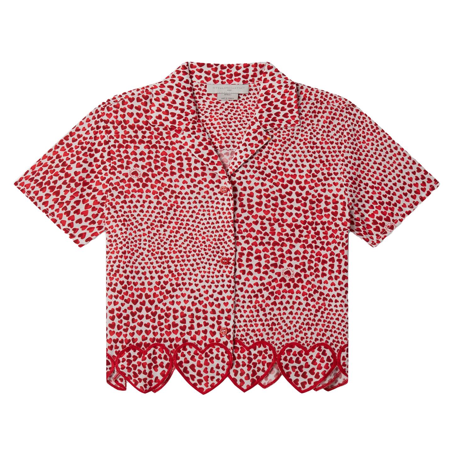 Stella McCartney High Summer Hearts Organic Cotton Shirt